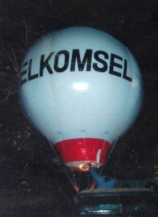 rental sewa balon gas udara oval bulat